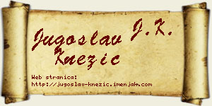 Jugoslav Knežić vizit kartica